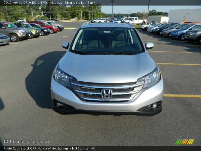 Alabaster Silver Metallic / Black 2012 Honda CR-V EX-L 4WD