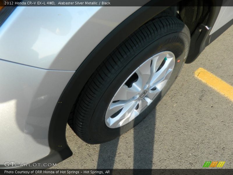 Alabaster Silver Metallic / Black 2012 Honda CR-V EX-L 4WD