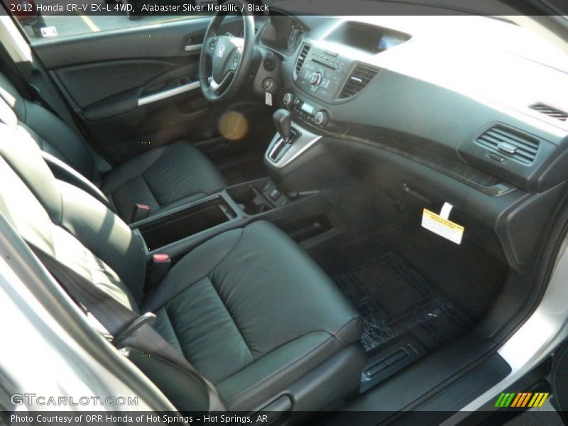 Alabaster Silver Metallic / Black 2012 Honda CR-V EX-L 4WD