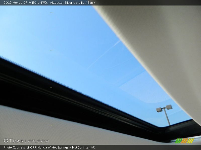 Alabaster Silver Metallic / Black 2012 Honda CR-V EX-L 4WD