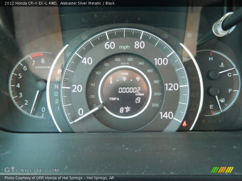  2012 CR-V EX-L 4WD EX-L 4WD Gauges