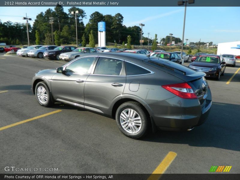 Polished Metal Metallic / Ivory 2012 Honda Accord Crosstour EX