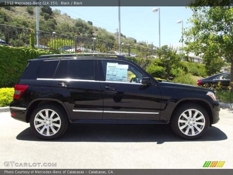 Black / Black 2012 Mercedes-Benz GLK 350