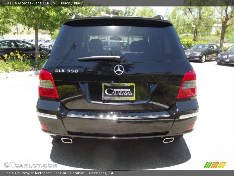 Black / Black 2012 Mercedes-Benz GLK 350