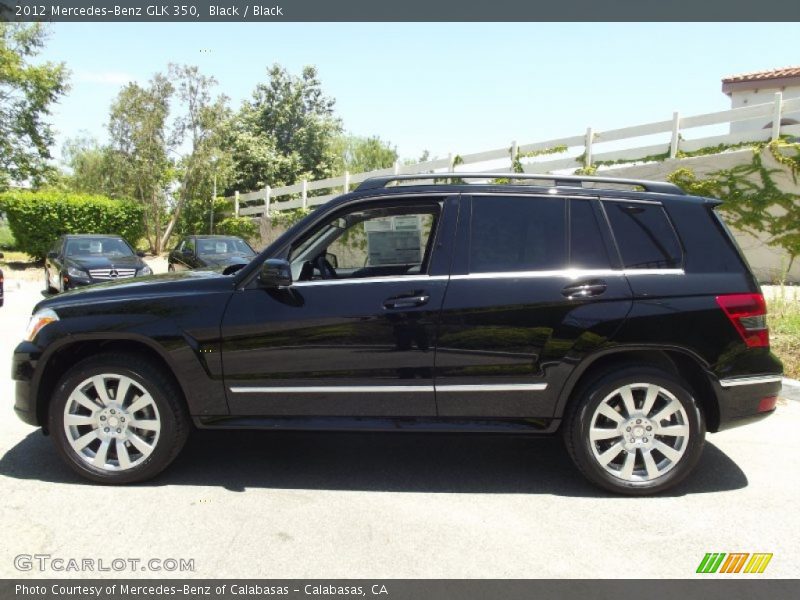 Black / Black 2012 Mercedes-Benz GLK 350