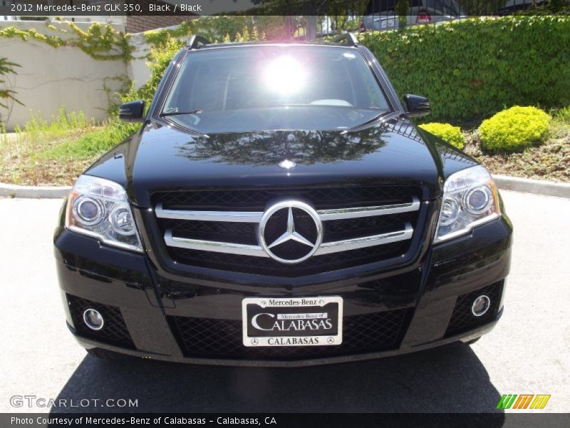 Black / Black 2012 Mercedes-Benz GLK 350