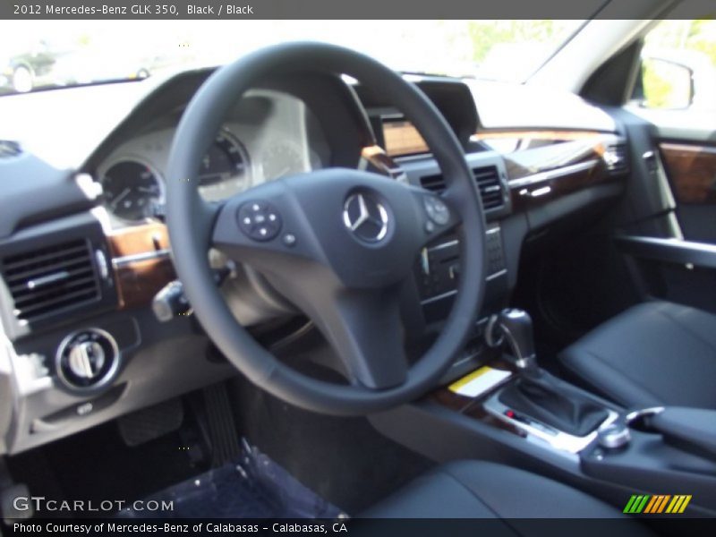 Black / Black 2012 Mercedes-Benz GLK 350