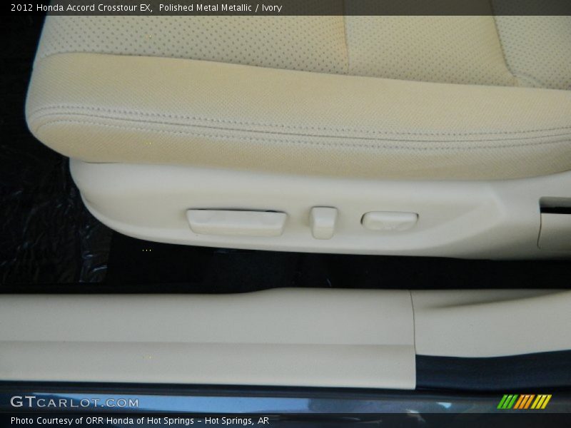 Polished Metal Metallic / Ivory 2012 Honda Accord Crosstour EX