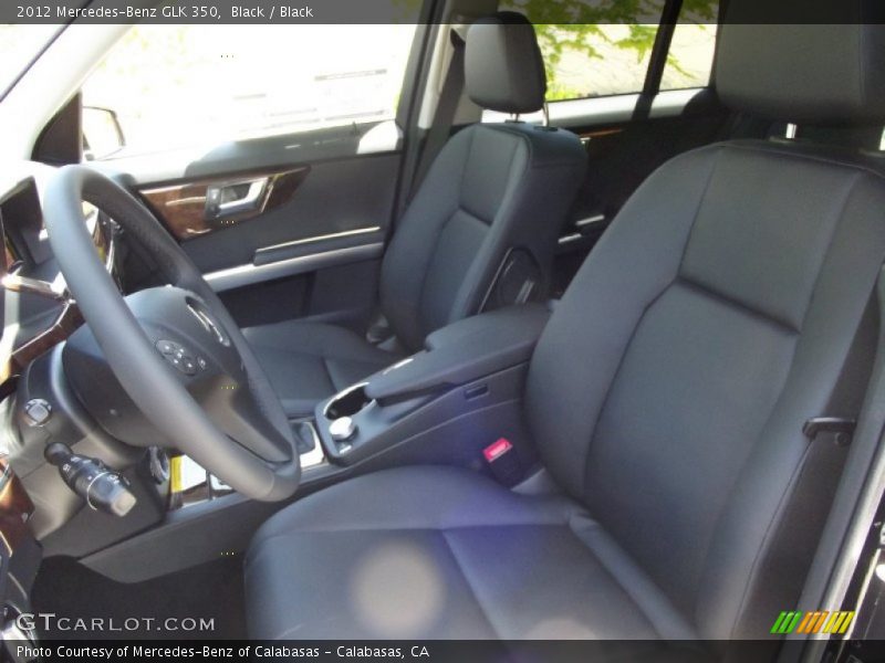 Black / Black 2012 Mercedes-Benz GLK 350