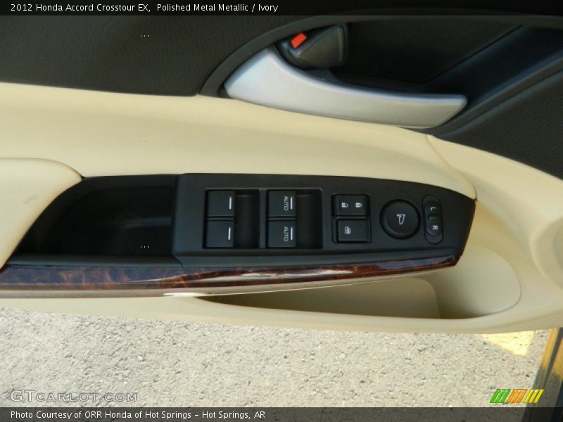 Polished Metal Metallic / Ivory 2012 Honda Accord Crosstour EX