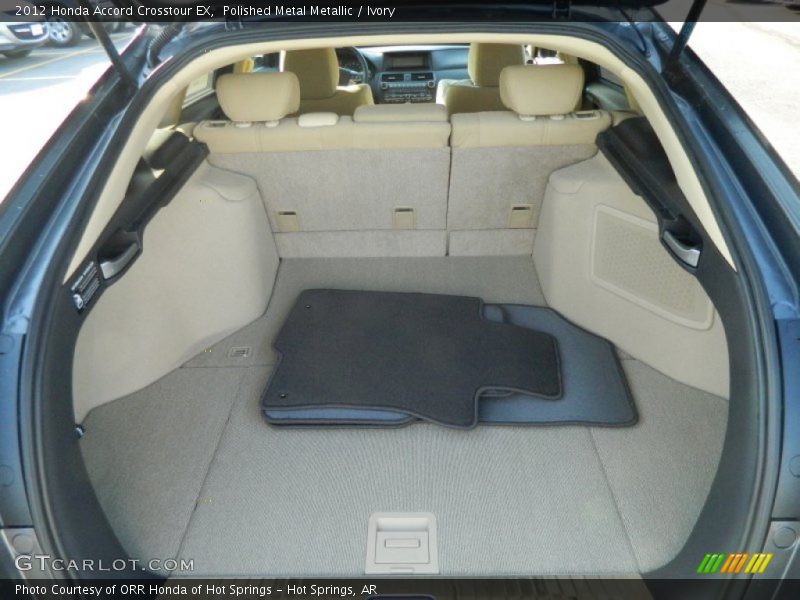 Polished Metal Metallic / Ivory 2012 Honda Accord Crosstour EX