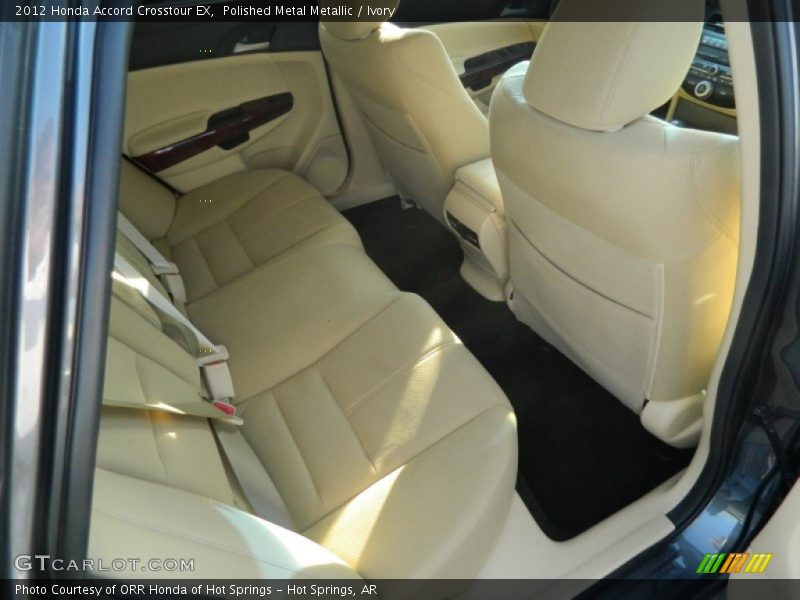 Polished Metal Metallic / Ivory 2012 Honda Accord Crosstour EX
