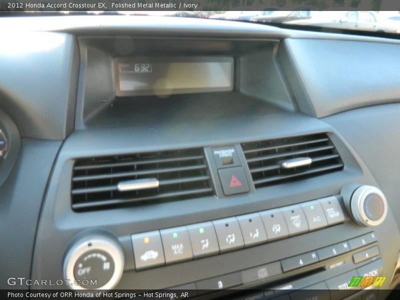 Polished Metal Metallic / Ivory 2012 Honda Accord Crosstour EX