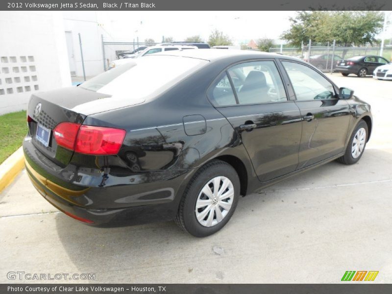 Black / Titan Black 2012 Volkswagen Jetta S Sedan