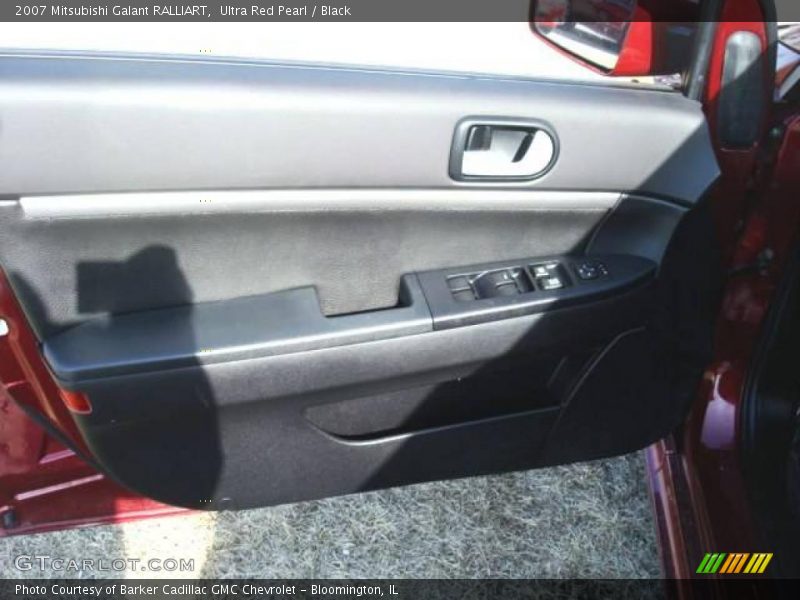 Ultra Red Pearl / Black 2007 Mitsubishi Galant RALLIART