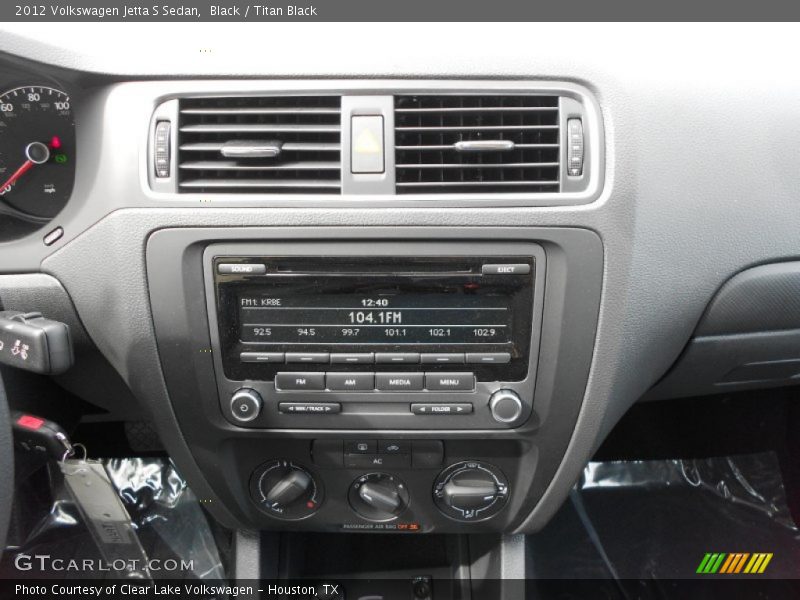 Controls of 2012 Jetta S Sedan