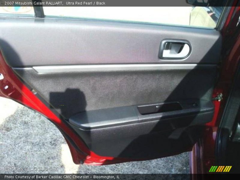 Ultra Red Pearl / Black 2007 Mitsubishi Galant RALLIART