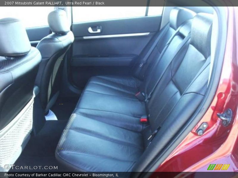 Ultra Red Pearl / Black 2007 Mitsubishi Galant RALLIART