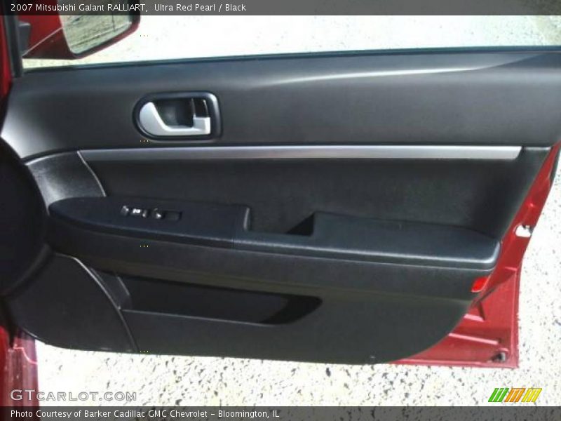 Ultra Red Pearl / Black 2007 Mitsubishi Galant RALLIART