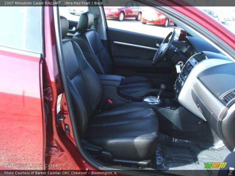 Ultra Red Pearl / Black 2007 Mitsubishi Galant RALLIART