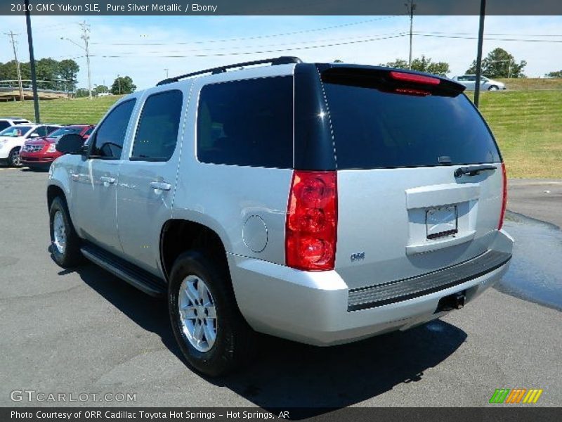 Pure Silver Metallic / Ebony 2010 GMC Yukon SLE