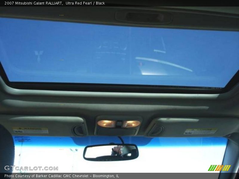 Ultra Red Pearl / Black 2007 Mitsubishi Galant RALLIART