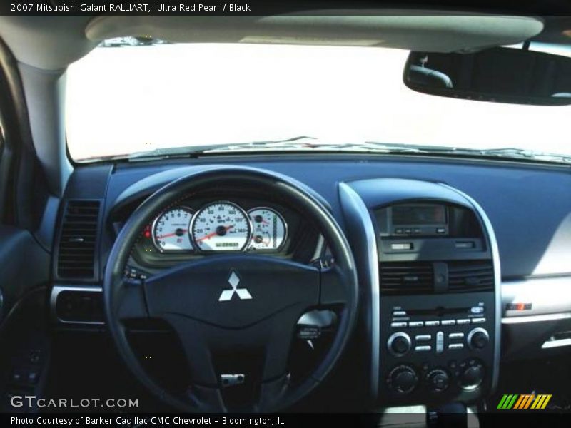 Ultra Red Pearl / Black 2007 Mitsubishi Galant RALLIART