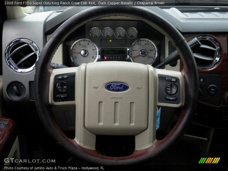  2008 F350 Super Duty King Ranch Crew Cab 4x4 Steering Wheel
