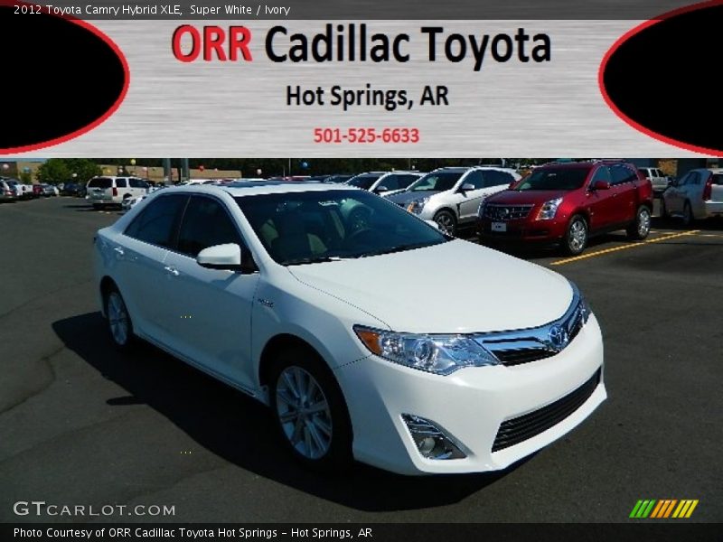 Super White / Ivory 2012 Toyota Camry Hybrid XLE