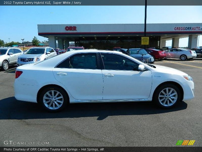 Super White / Ivory 2012 Toyota Camry Hybrid XLE