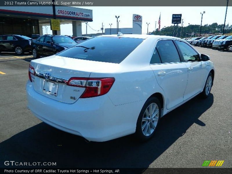 Super White / Ivory 2012 Toyota Camry Hybrid XLE