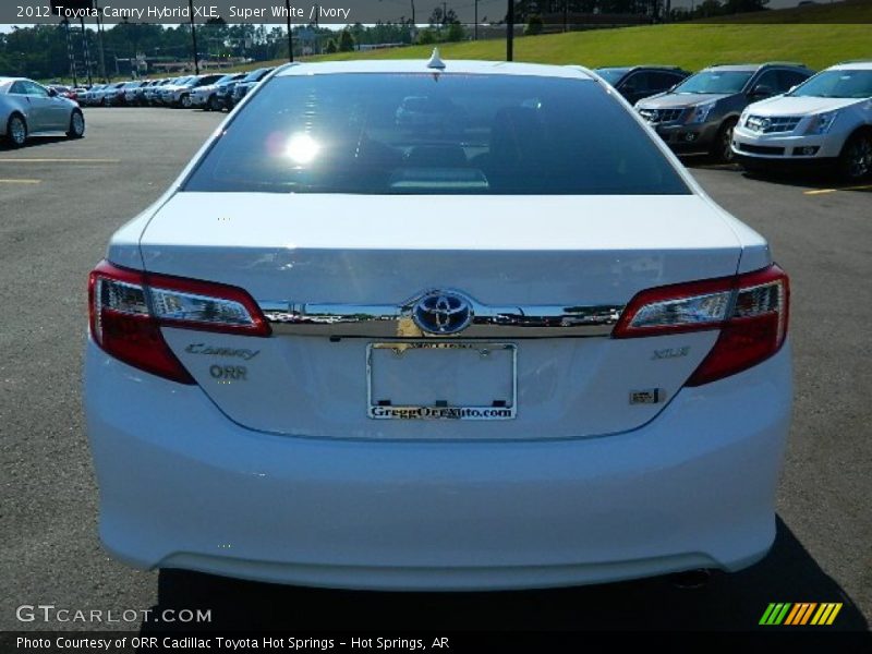 Super White / Ivory 2012 Toyota Camry Hybrid XLE