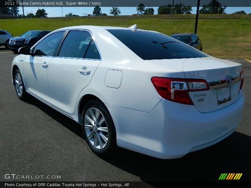 Super White / Ivory 2012 Toyota Camry Hybrid XLE