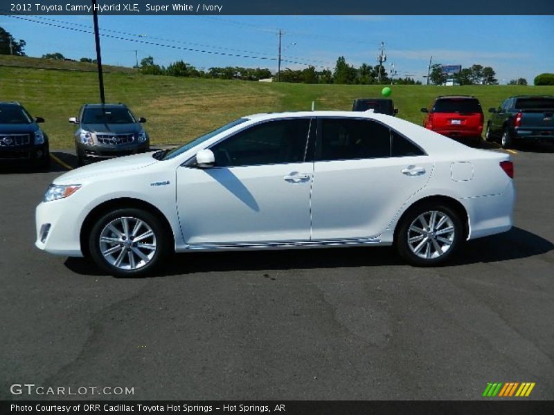 Super White / Ivory 2012 Toyota Camry Hybrid XLE
