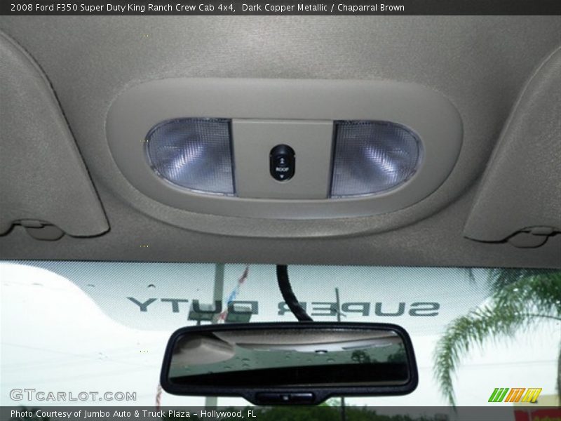 Dark Copper Metallic / Chaparral Brown 2008 Ford F350 Super Duty King Ranch Crew Cab 4x4