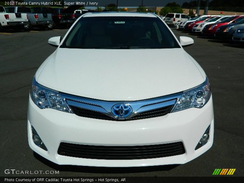 Super White / Ivory 2012 Toyota Camry Hybrid XLE