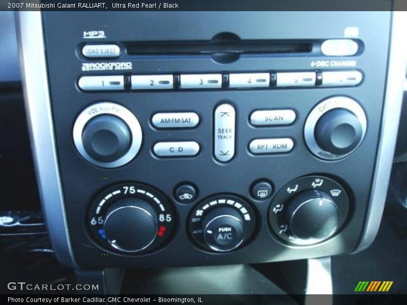 Ultra Red Pearl / Black 2007 Mitsubishi Galant RALLIART