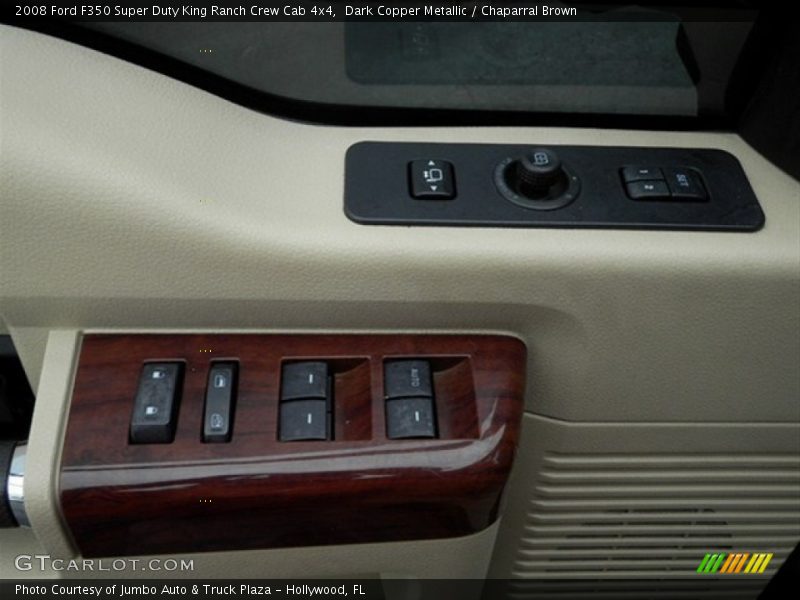 Dark Copper Metallic / Chaparral Brown 2008 Ford F350 Super Duty King Ranch Crew Cab 4x4