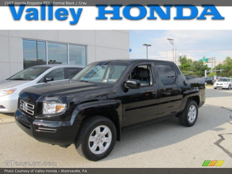 Formal Black / Gray 2007 Honda Ridgeline RTS