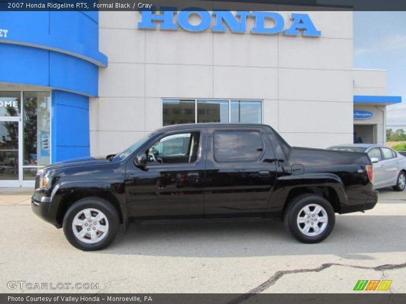Formal Black / Gray 2007 Honda Ridgeline RTS