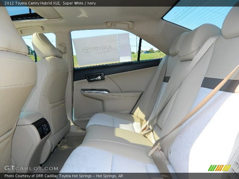 Super White / Ivory 2012 Toyota Camry Hybrid XLE