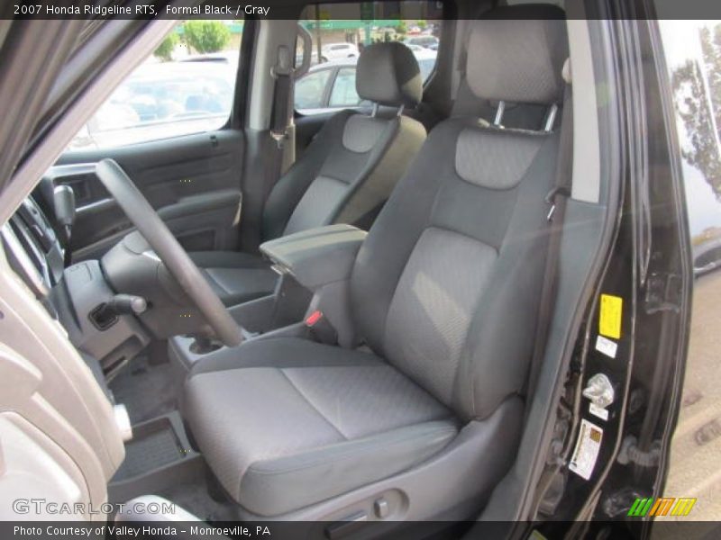 Formal Black / Gray 2007 Honda Ridgeline RTS