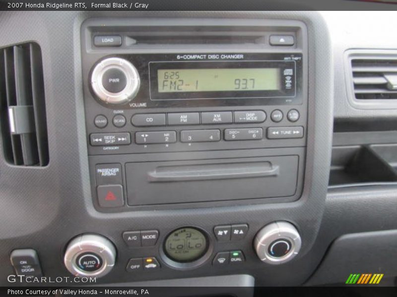 Formal Black / Gray 2007 Honda Ridgeline RTS