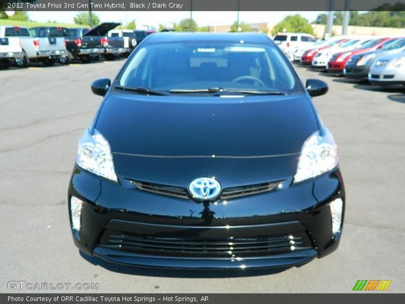 Black / Dark Gray 2012 Toyota Prius 3rd Gen Two Hybrid