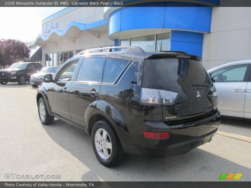 Labrador Black Pearl / Black 2008 Mitsubishi Outlander ES 4WD