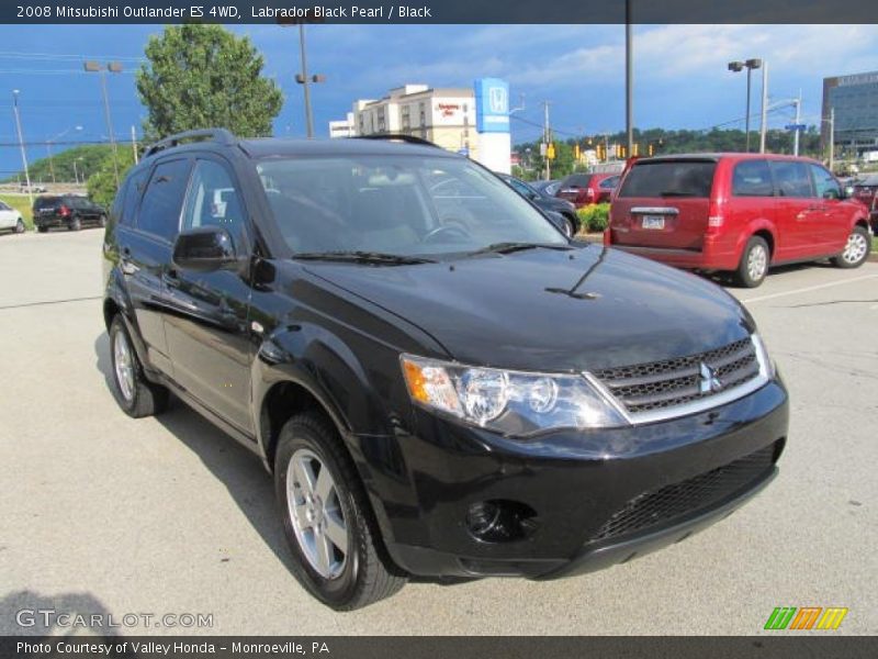 Labrador Black Pearl / Black 2008 Mitsubishi Outlander ES 4WD