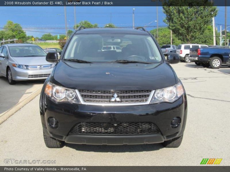 Labrador Black Pearl / Black 2008 Mitsubishi Outlander ES 4WD