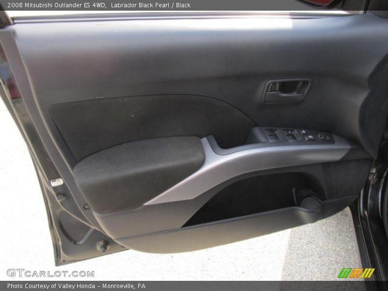 Labrador Black Pearl / Black 2008 Mitsubishi Outlander ES 4WD