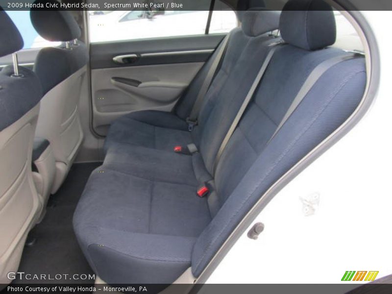 Spectrum White Pearl / Blue 2009 Honda Civic Hybrid Sedan