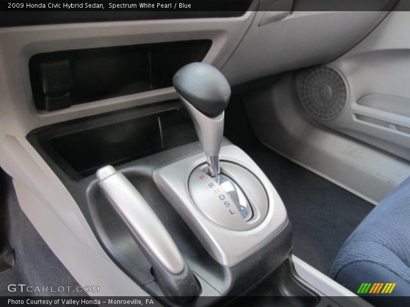 Spectrum White Pearl / Blue 2009 Honda Civic Hybrid Sedan